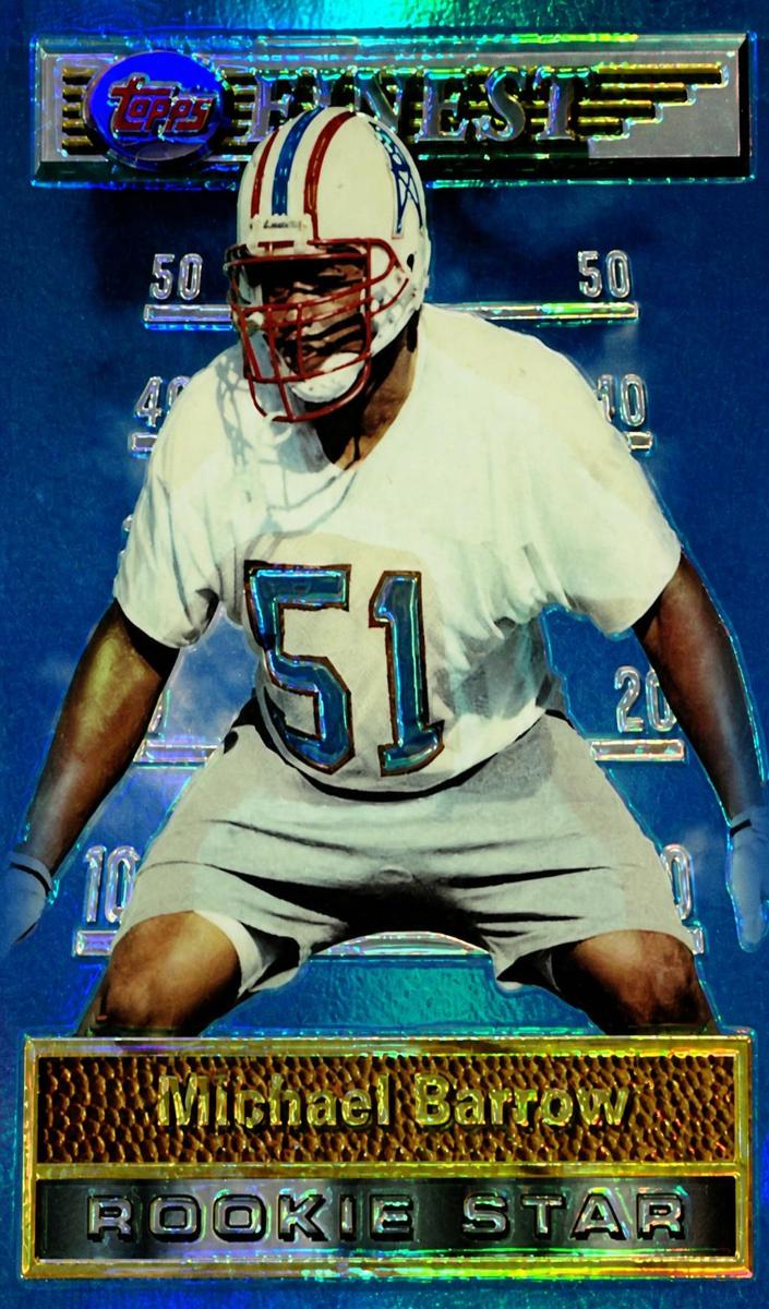 1994 Topps Finest Football Refractor Micheal Barrow #210