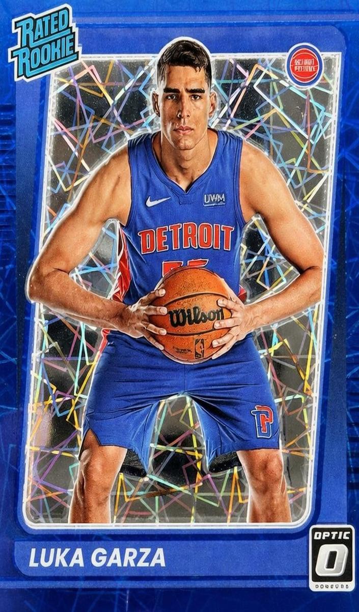 2021 Donruss Optic Basketball Blue Velocity Luka Garza #164