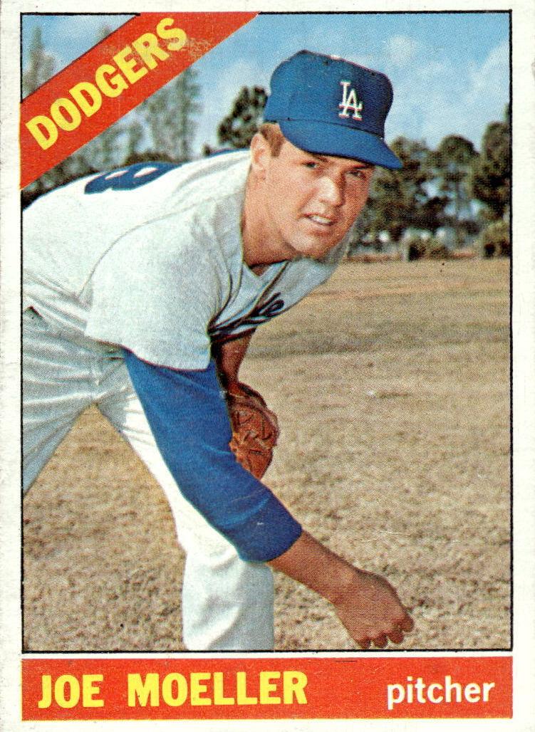 1966 Topps Baseball Joe Moeller #449 PSA 9