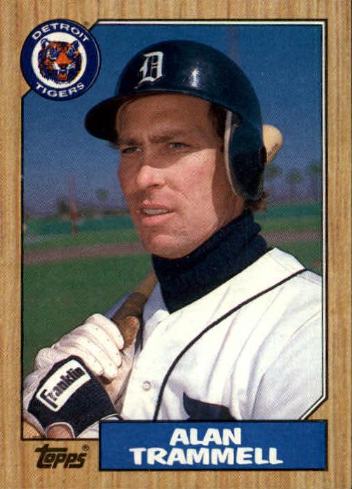 1987 Topps Baseball Alan Trammell #687 PSA 9