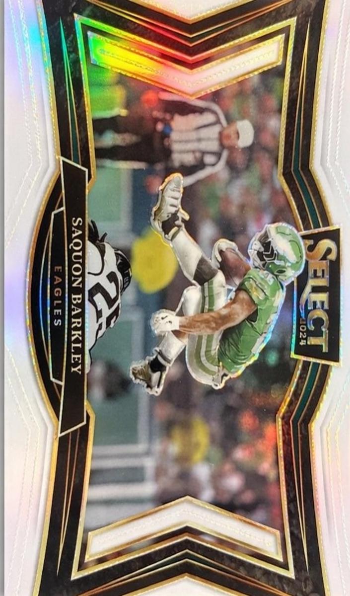 2024 Panini Select Football Silver Saquon Barkley #492 PSA 9