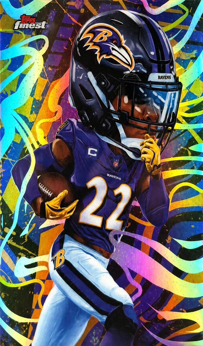 2025 Topps Finest Football Derrick Henry #H-8