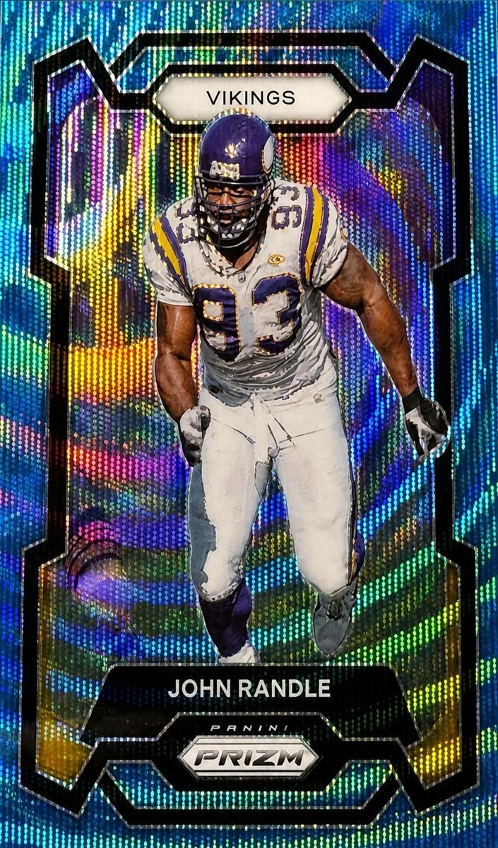 2023 Panini Prizm Football Blue Wave John Randle #196