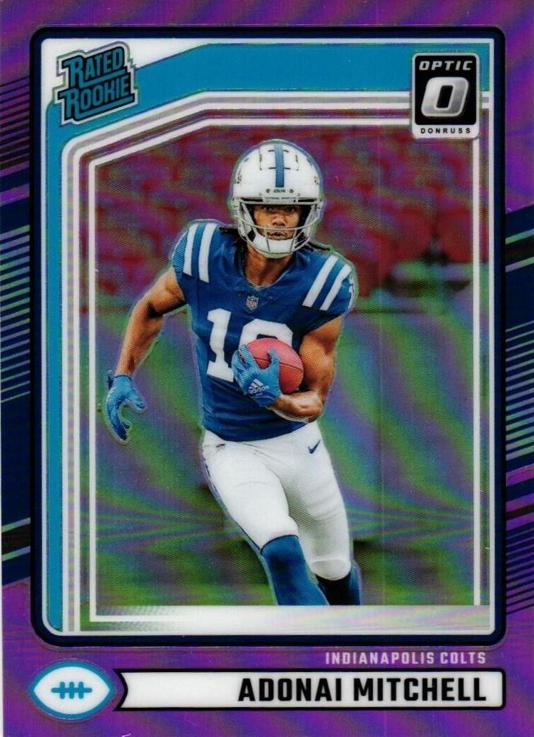 2024 Panini Donruss Football Pink Adonai Mitchell #343