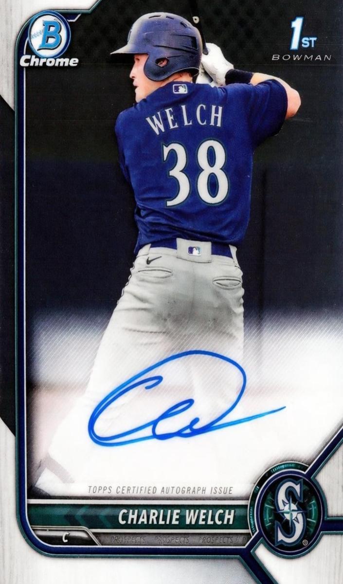 2022 Bowman Chrome Prospects Baseball Charlie Welch #CPA-CW