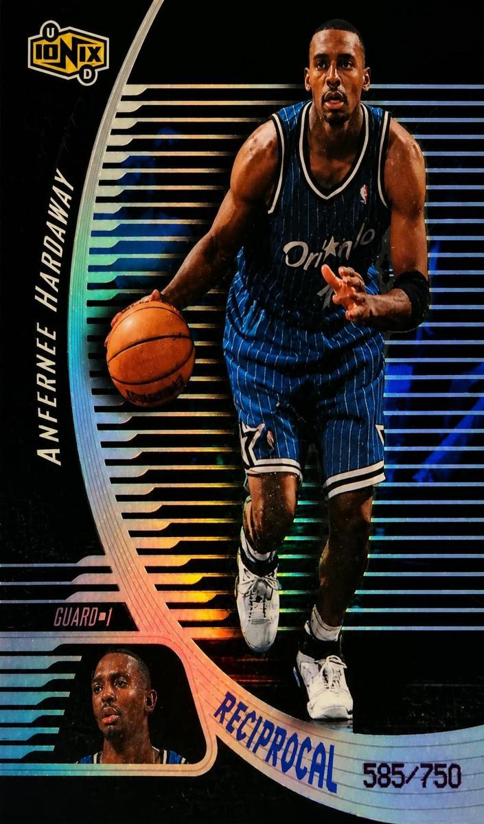 1998 Upper Deck Ionix Basketball Anfernee Hardaway #R43