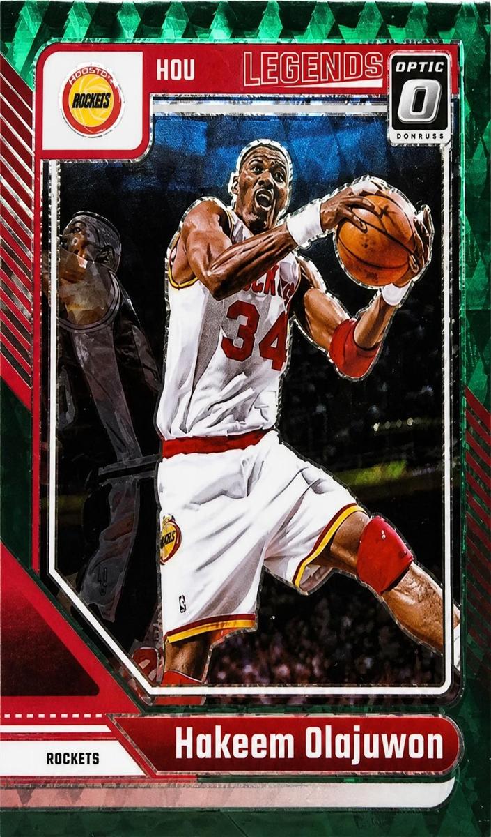 2024 Donruss Optic Basketball Green FOTL Hakeem Olajuwon #249