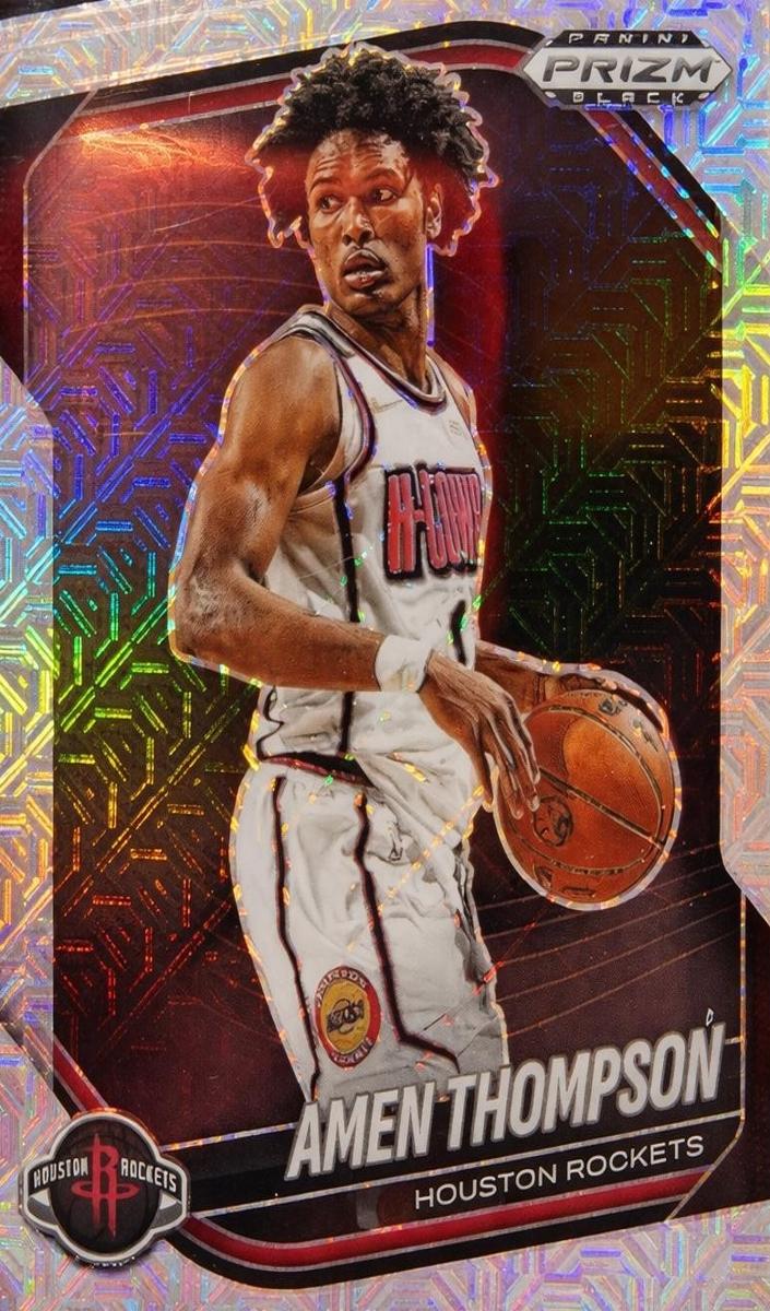 2024 Panini Prizm Black Basketball Mojo Amen Thompson #76