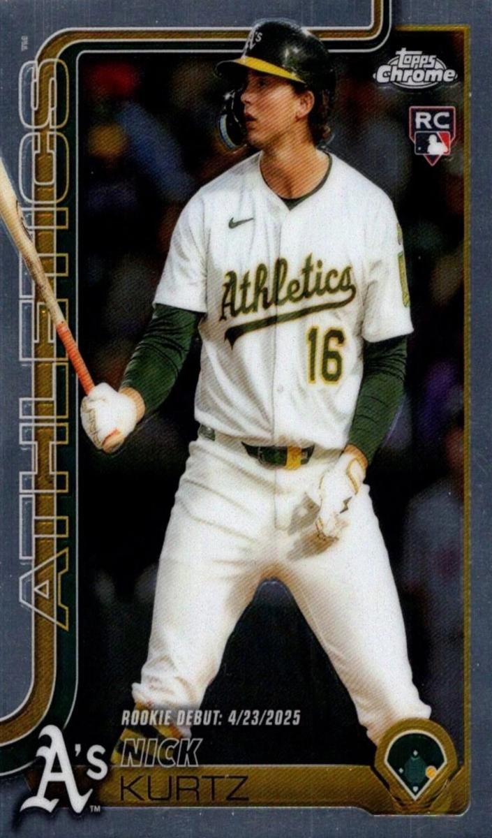 2025 Topps Chrome Update Baseball Nick Kurtz #USC180 PSA 9