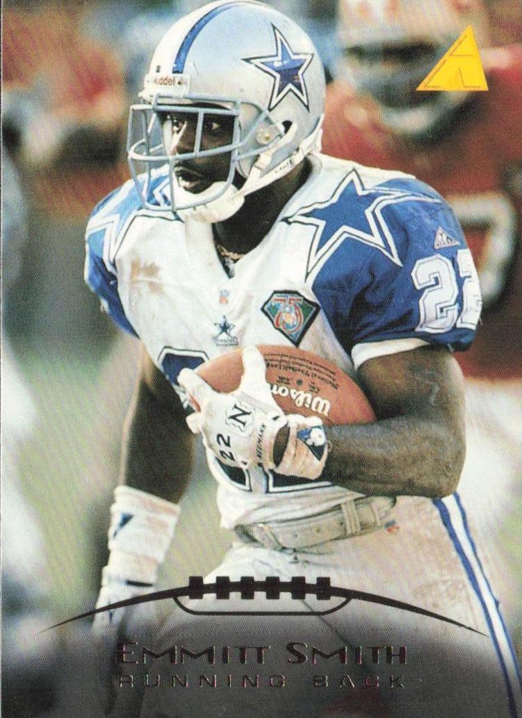 1995 Pinnacle Football Emmitt Smith #73 PSA 8