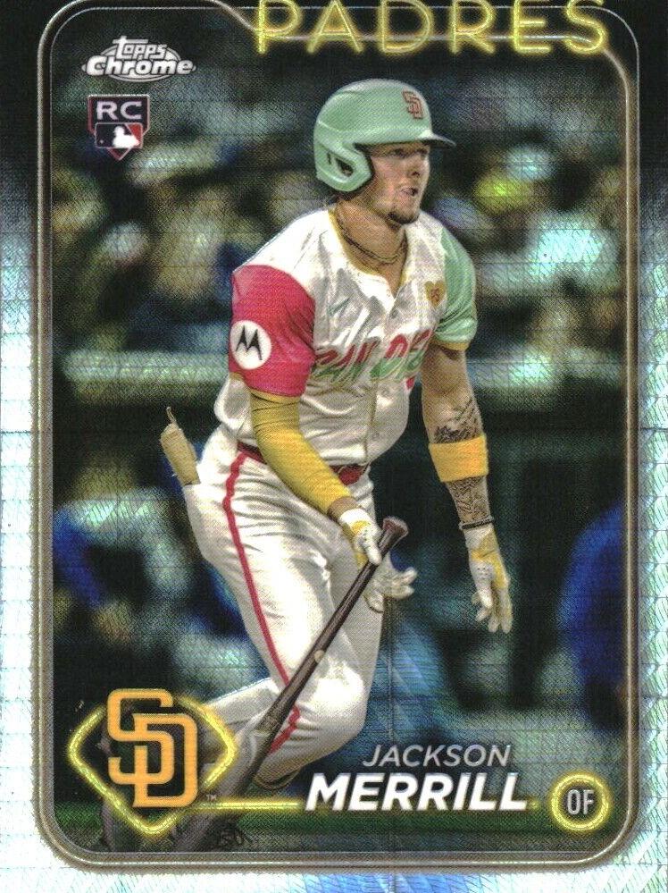 2024 Topps Chrome Update Baseball Refractor Jackson Merrill #USC153 SGC 9.5