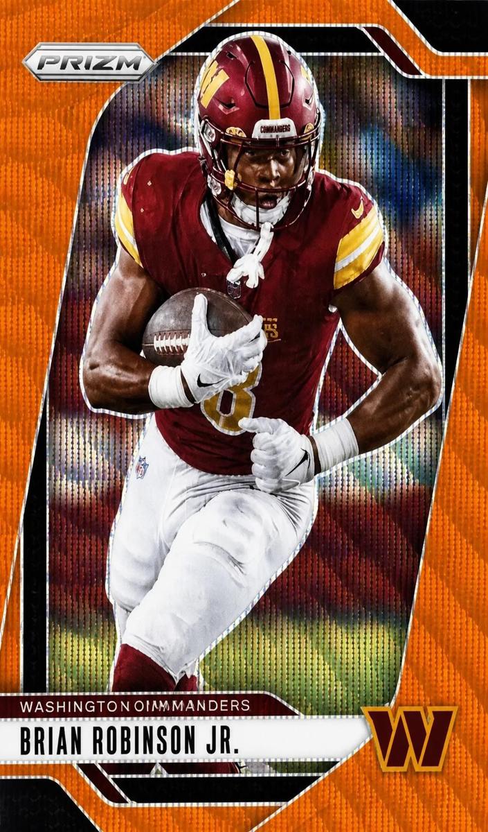 2024 Panini Prizm Football Orange Wave Brian Robinson Jr. #288