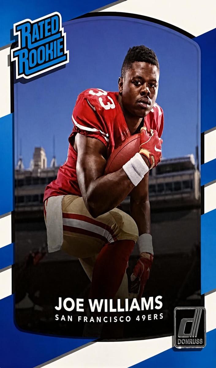 2017 Panini Donruss Football Joe Williams #308 SGC 9
