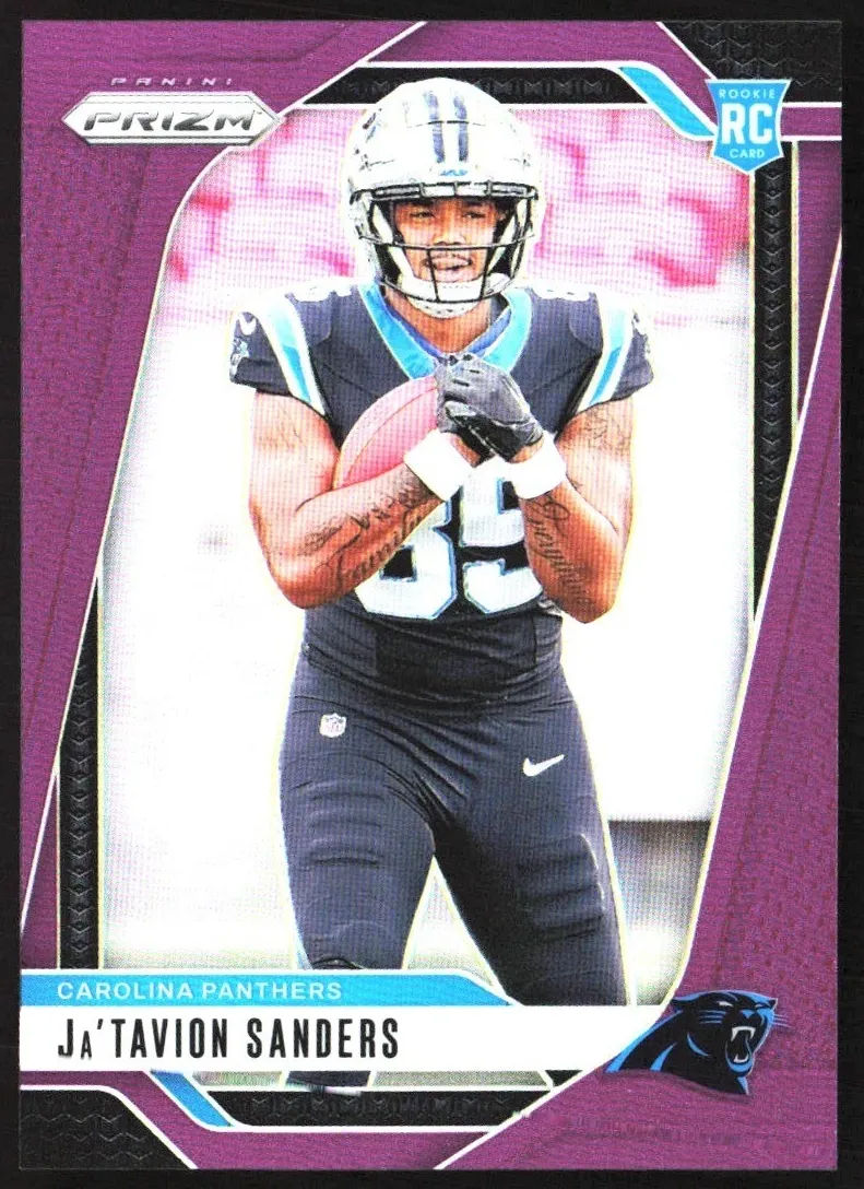 2024 Panini Prizm Football Purple Ja'Tavion Sanders #343