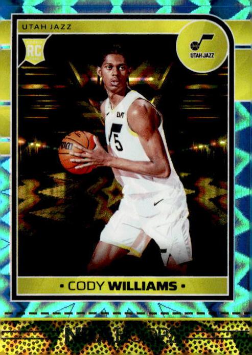 2024 Panini Hoops Basketball Teal Explosion Cody Williams #240