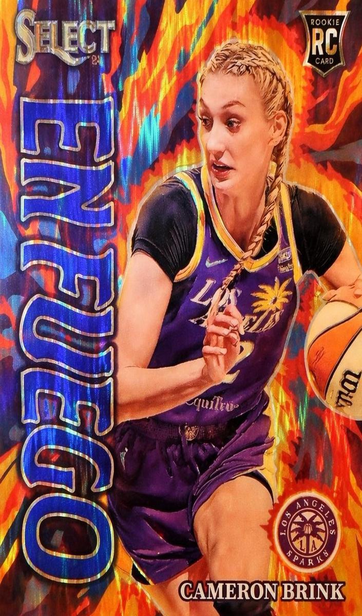 2024 Panini Select WNBA Basketball Blue Flash Cameron Brink #5