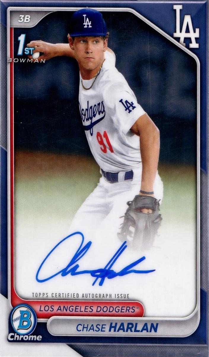 2024 Bowman Draft Chrome Baseball Chase Harlan #CPA-CHA