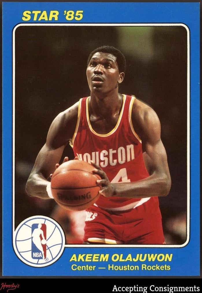 1984 Star Basketball Hakeem Olajuwon #47 BGS 7