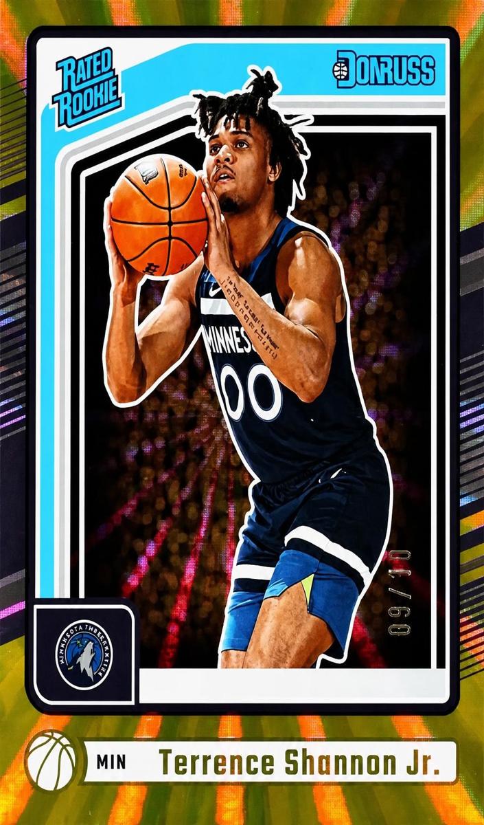 2024 Panini Donruss Basketball Holo Gold Laser Terrence Shannon Jr. #226