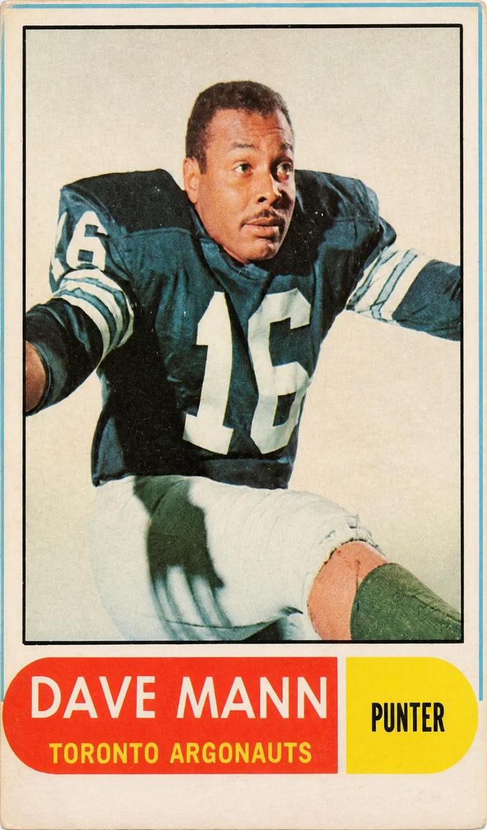 1968 O-Pee-Chee CFL Football Dave Mann #31