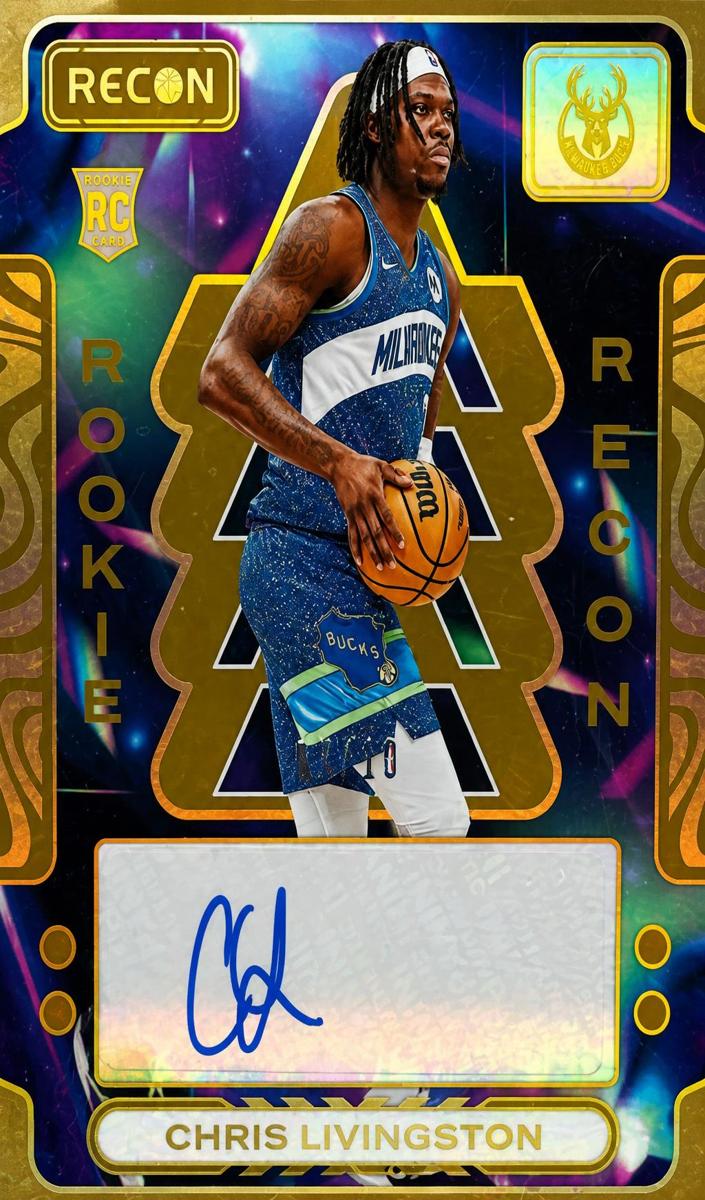 2023 Panini Recon Basketball Gold Chris Livingston #RRS-LGN