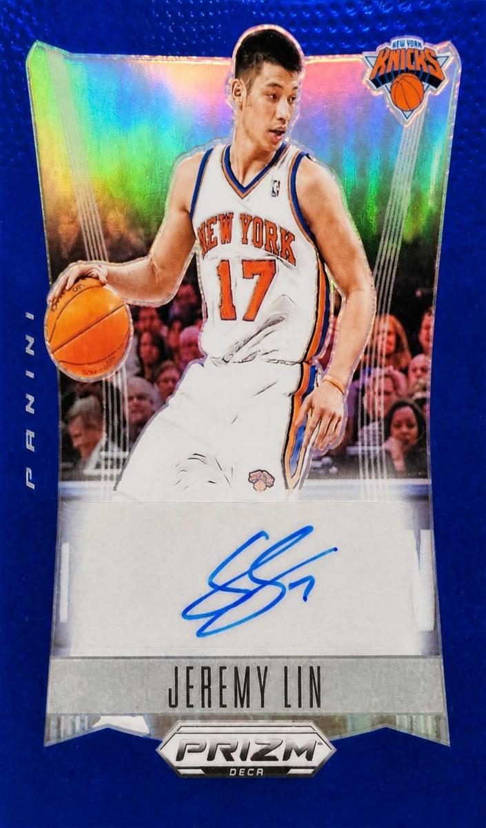 2023 Panini Prizm Deca Basketball Blue Jeremy Lin #DS-LIN