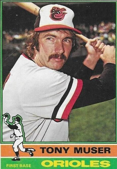 1976 O-Pee-Chee Baseball Tony Muser #537