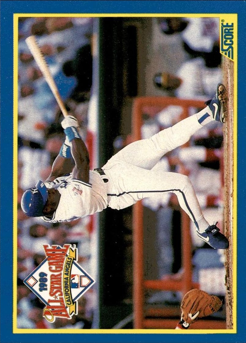 1990 Score Baseball Bo Jackson #566