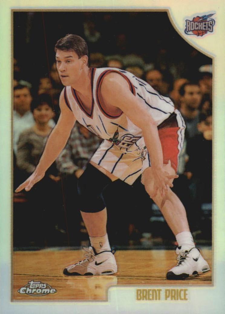 1998 Topps Chrome Basketball Refractor Brent Price #210