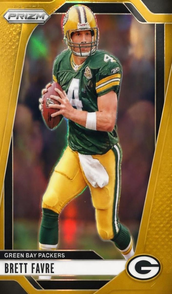 2024 Panini Prizm Football Gold Brett Favre #110