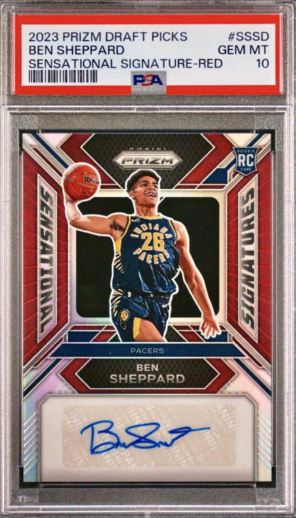2023 Panini Prizm Basketball Red Ben Sheppard #SS-SD