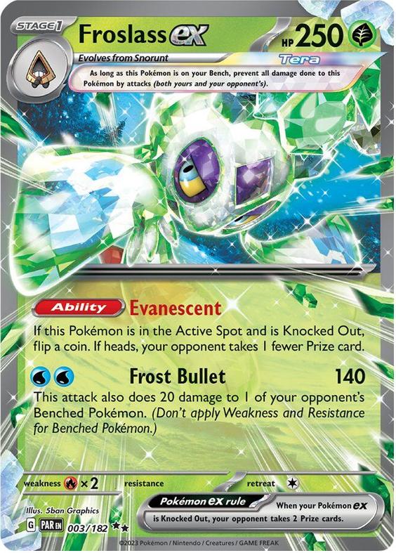 2023 Pokemon Scarlet & Violet Paradox Rift Froslass #3 PSA 8