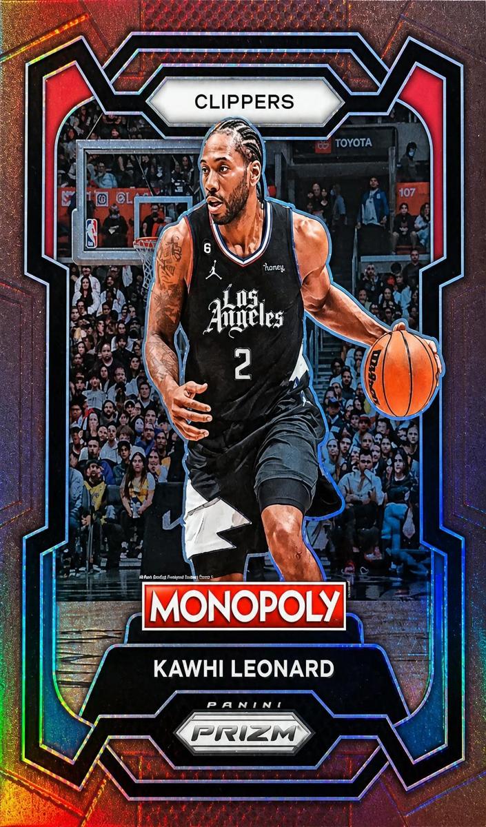 2023 Panini Prizm Monopoly Basketball Brown Kawhi Leonard #37 PSA 9