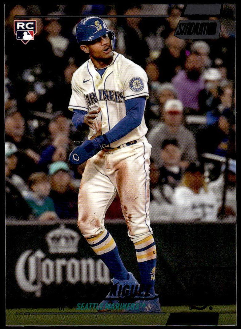 2022 Topps Stadium Club Baseball Black Foil Julio Rodriguez #148