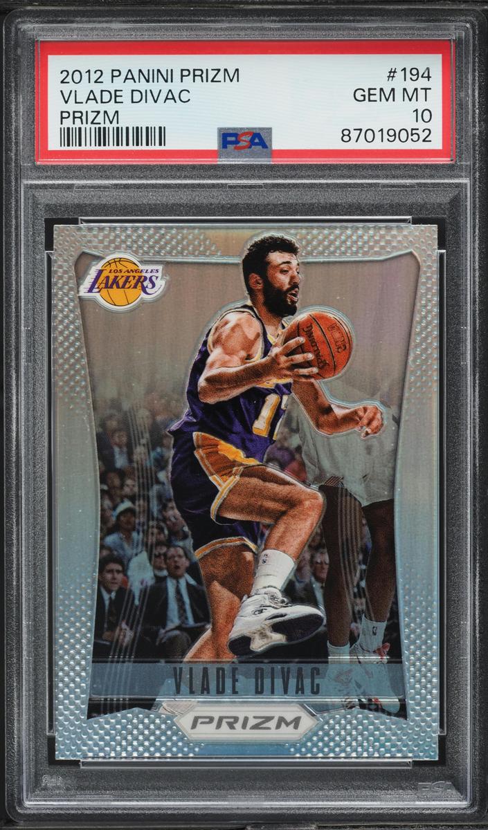 2012 Panini Prizm Basketball Silver Prizm Vlade Divac #194 PSA 8.5