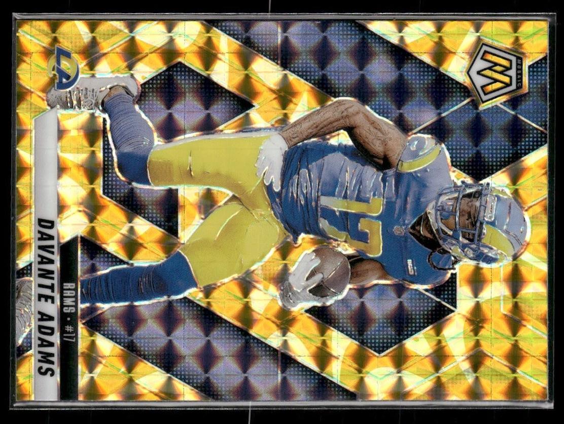 2025 Panini Mosaic Football Reactive Yellow Davante Adams #38