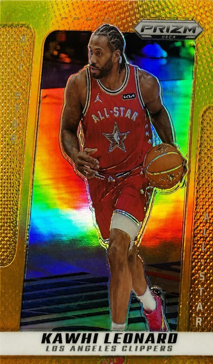 2024 Panini Prizm Deca Basketball Orange Kawhi Leonard #262 PSA 10