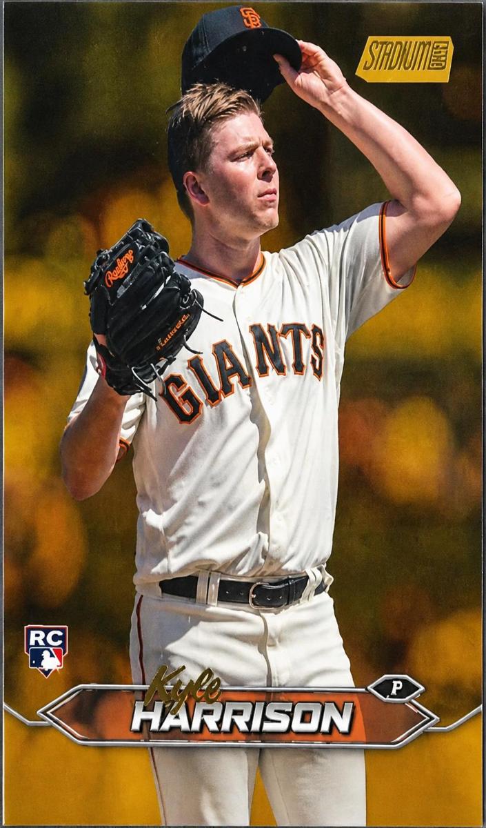 2024 Topps Stadium Club Baseball Gold Foil Kyle Harrison #241