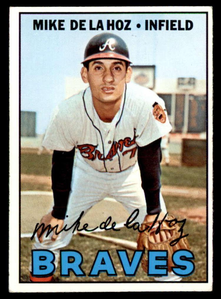 1967 Topps Baseball Mike De La Hoz #372 PSA 8.5