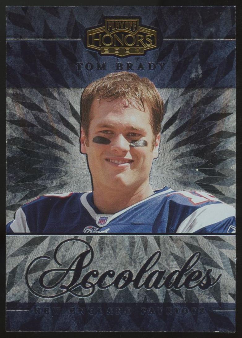 2004 Playoff Honors Football Tom Brady #A-48