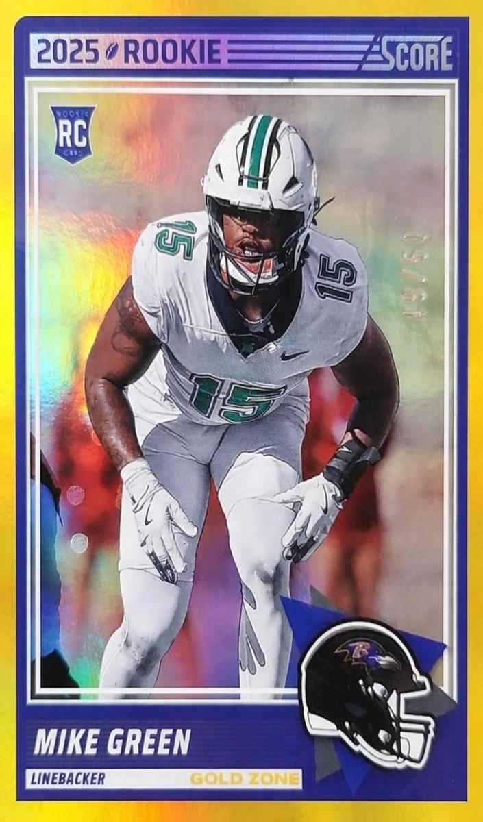 2025 Panini Score Football Gold Zone Mike Green #88