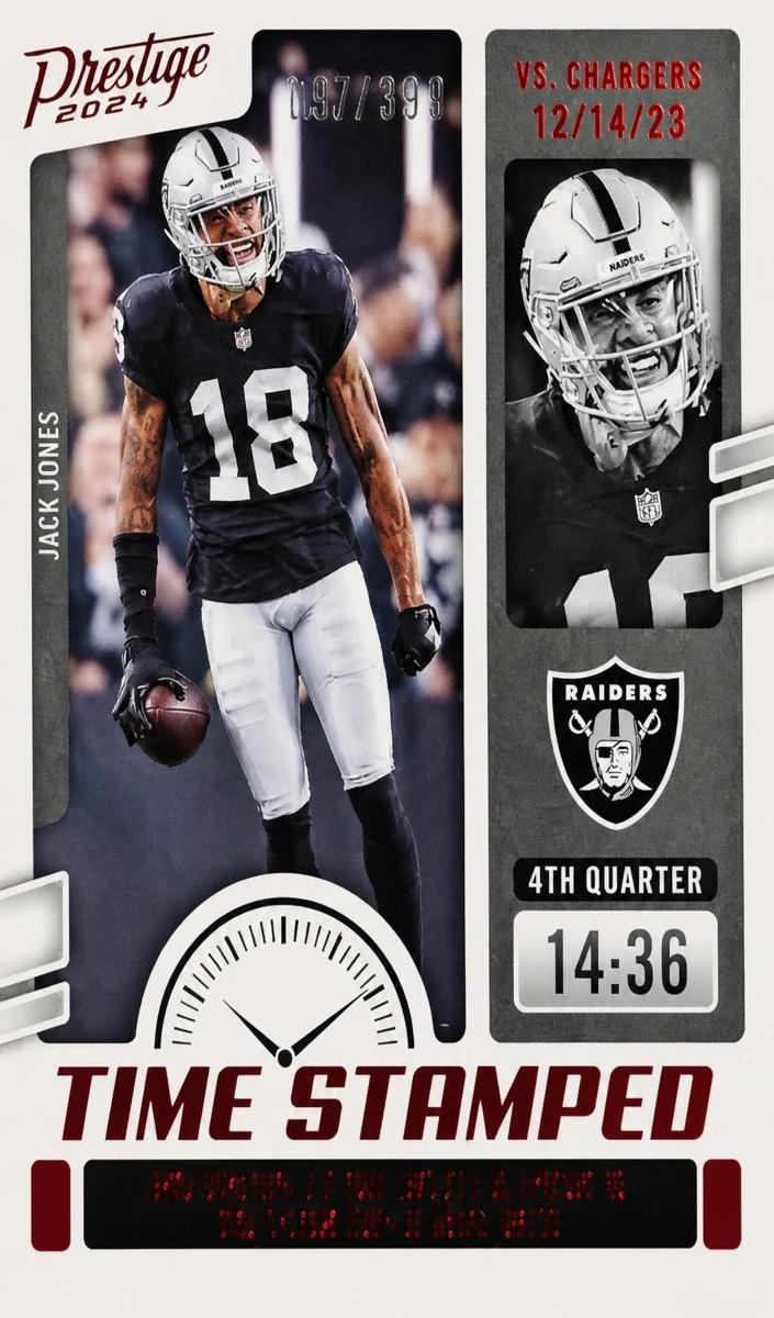 2024 Panini Prestige Football Xtra Points Red Jack Jones #TS-JJS
