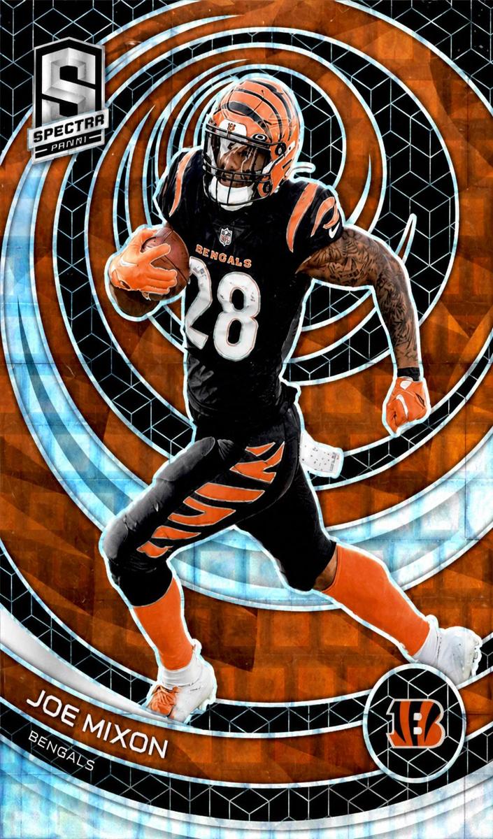 2023 Panini Spectra Football Neon Green Die Cut Joe Mixon #19