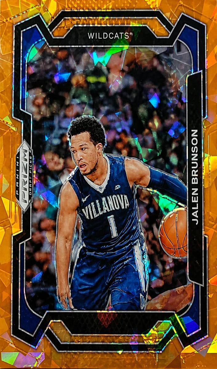 2024 Panini Prizm Draft Picks Basketball Orange Ice Jalen Brunson #22