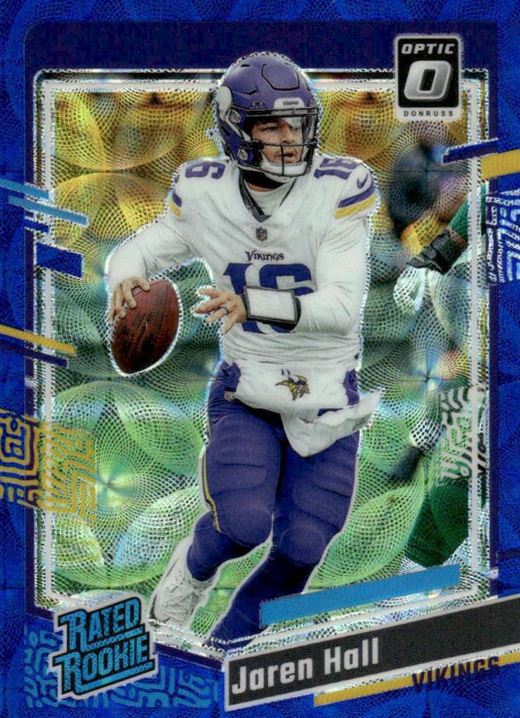 2023 Donruss Optic Football Blue Scope Jaren Hall #270 PSA 9
