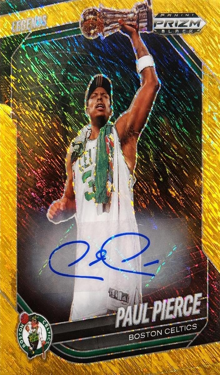 2024 Panini Prizm Black Basketball Gold Shimmer FOTL Paul Pierce #258