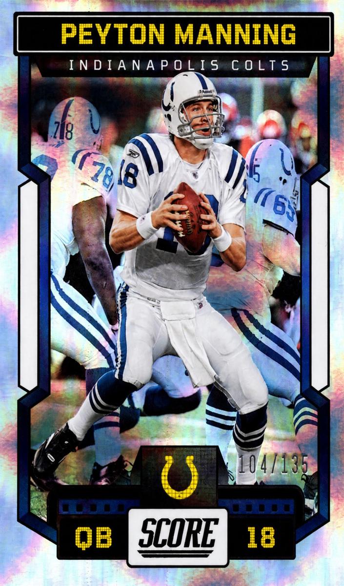 2023 Panini Score Football Circular Peyton Manning #16