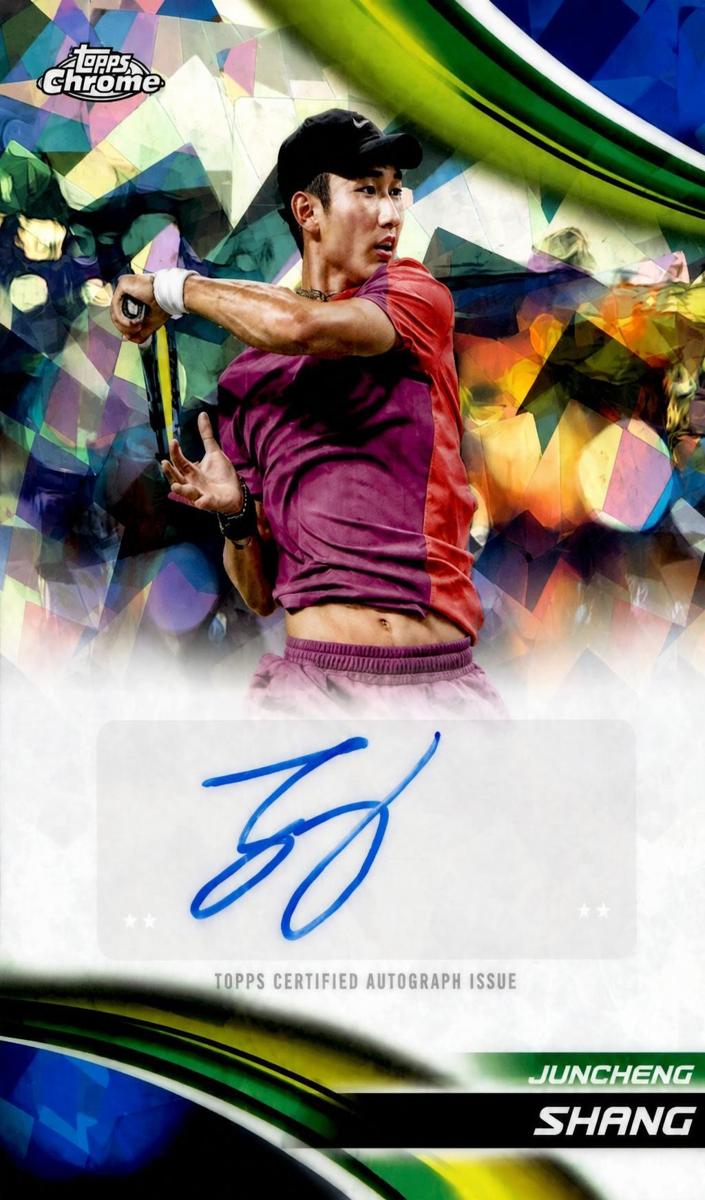 2025 Topps Chrome Sapphire Tennis Juncheng Shang #CA-JSG
