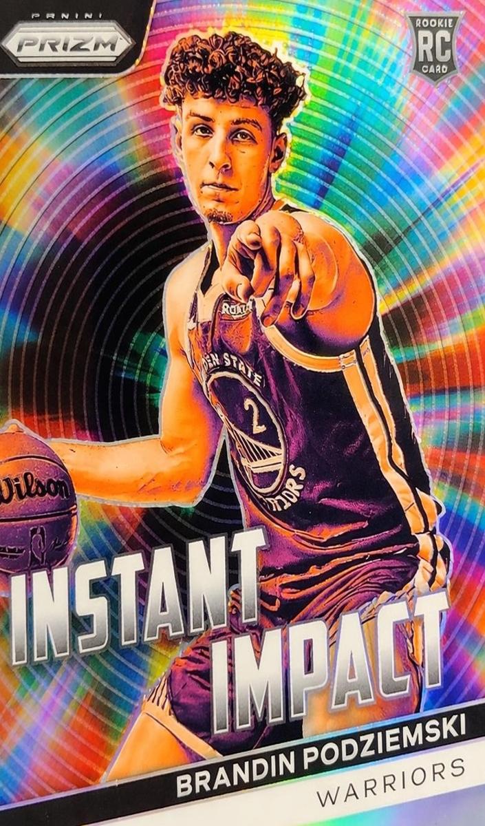 2023 Panini Prizm Basketball Silver Brandin Podziemski #25