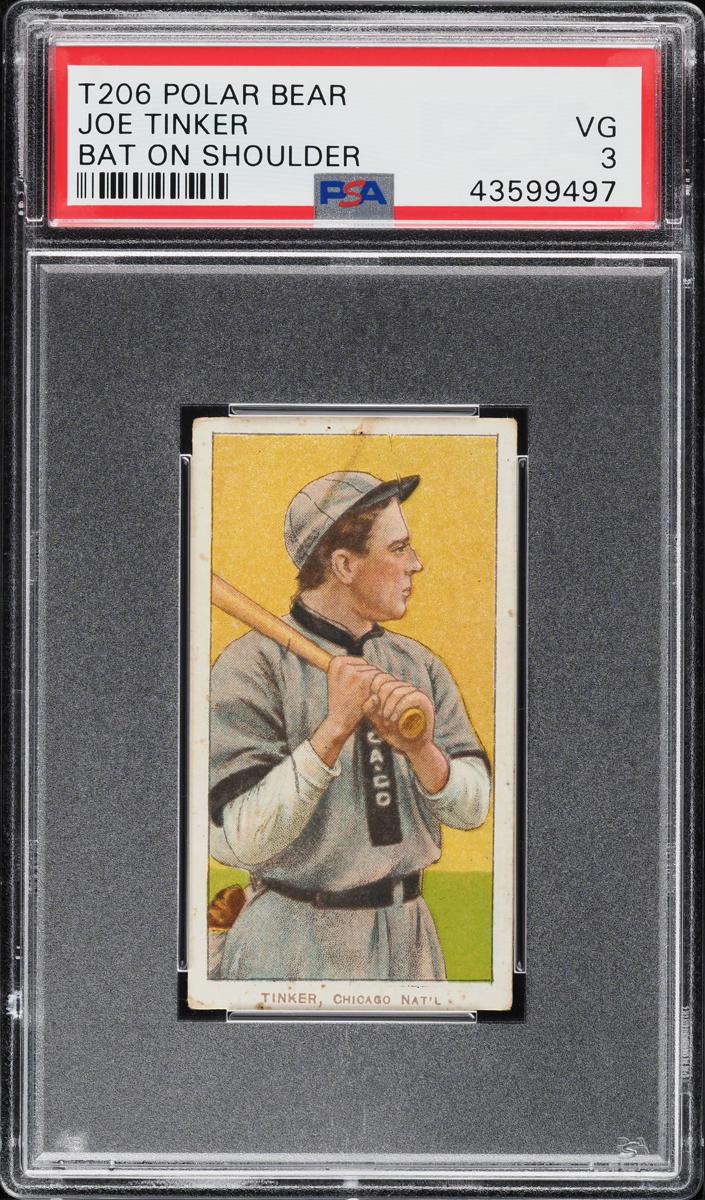 1909-11 T206 Baseball Bat On Shoulder Joe Tinker #NNO SGC 1.5